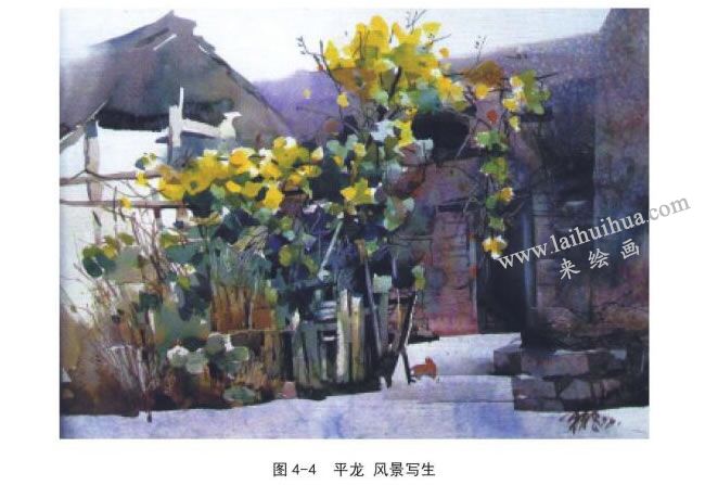 平龙  风景速写写生