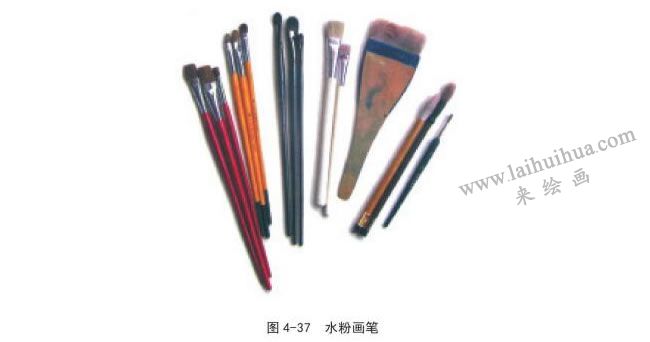 水粉画笔