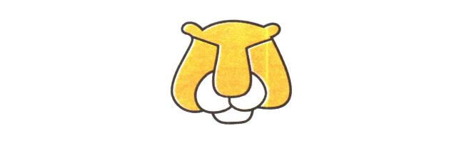 豹的儿童卡通画法步骤01