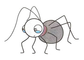 小虫子儿童卡通画