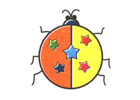 瓢虫儿童卡通画