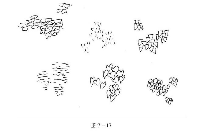 树叶的速写画法解析