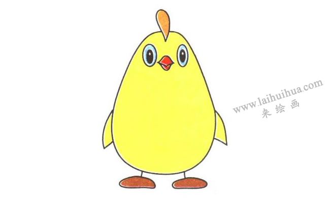 小鸡儿童卡通画