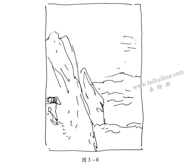 速写“则”字形、“须”字形构图