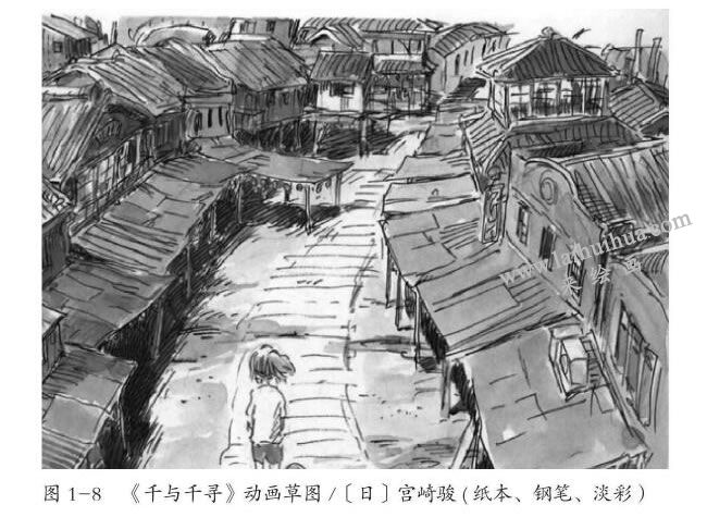 《千与千寻》动画草图/宫崎骏