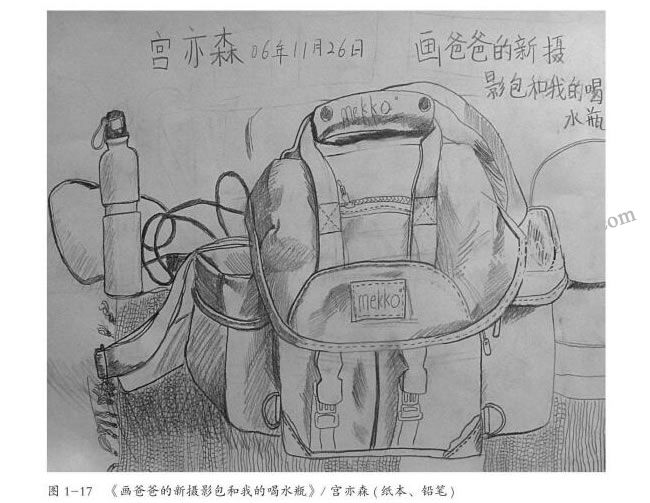 画爸爸的新摄影包和我的喝水瓶