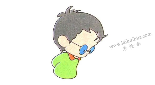 小博士儿童卡通画法步骤02