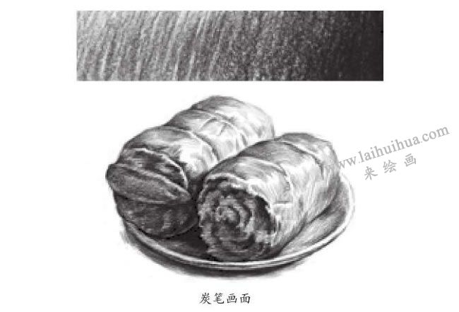 炭笔画面