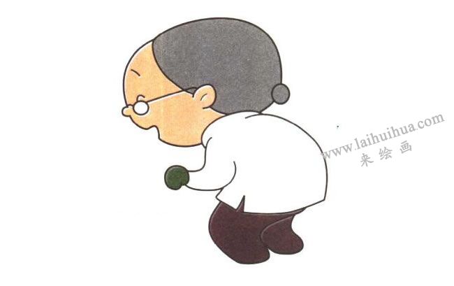 老奶奶的眼睛和裤子
