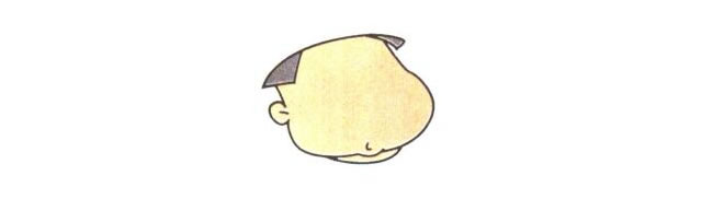 厨师的脸和头发