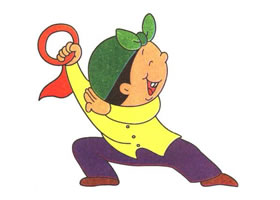 跳舞男孩儿童卡通画法步骤
