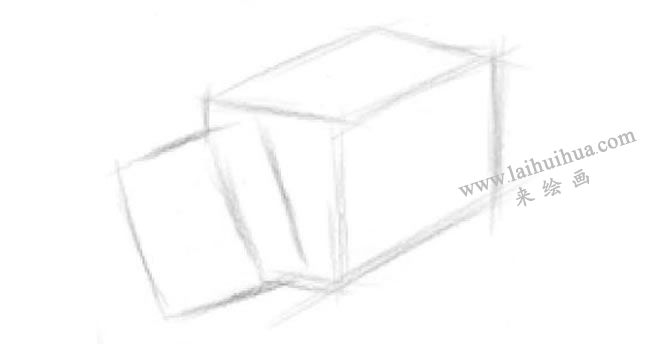玻璃瓶子素描画法步骤01