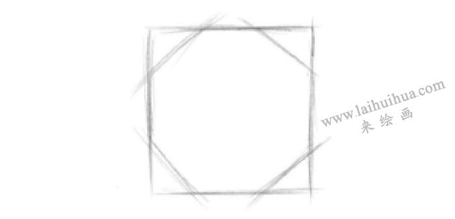 足球的素描画法步骤02