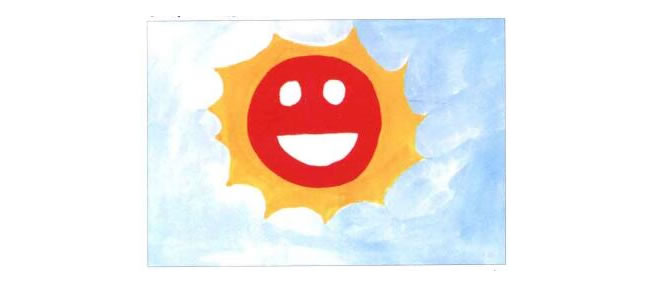 太阳哥哥水粉画法步骤02