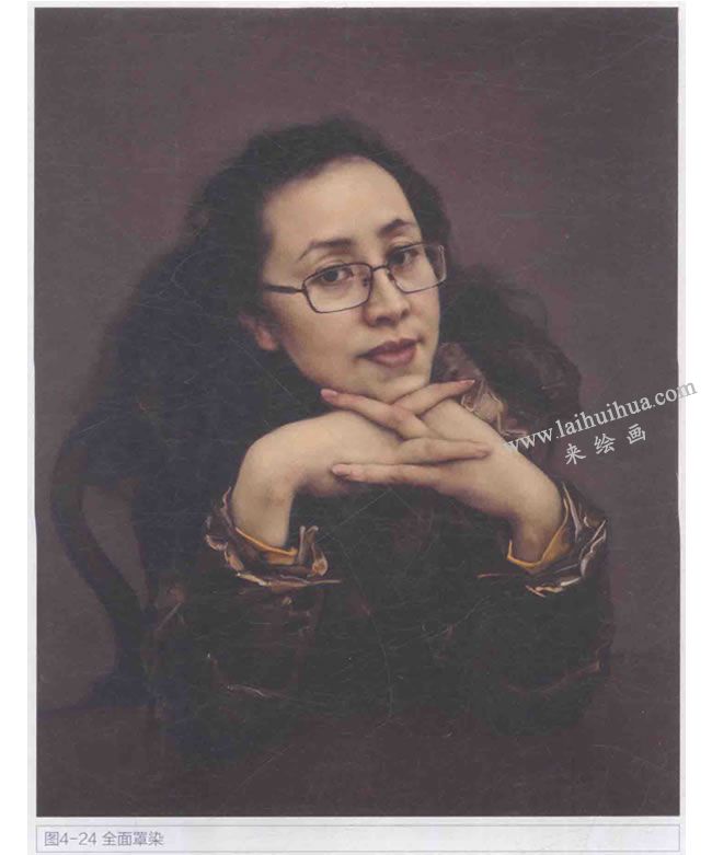 古典油画制作程序：全面罩染