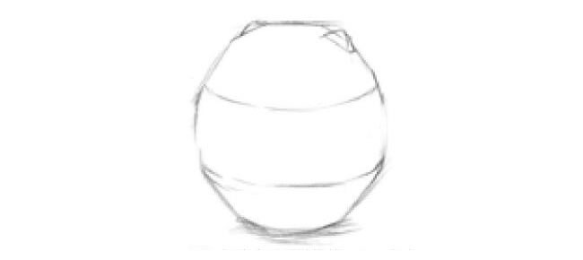 储蓄罐素描画法步骤02
