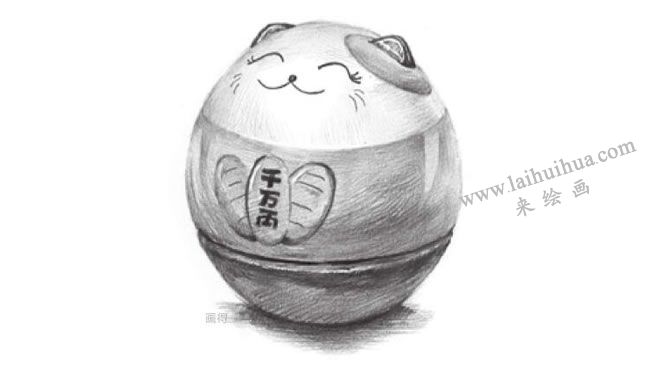储蓄罐素描画法