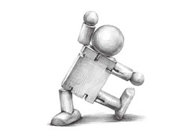 小木偶素描画法步骤