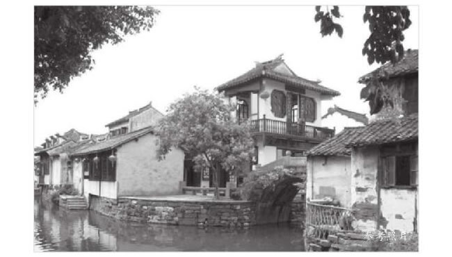 河畔茶楼风景速写的画法步骤