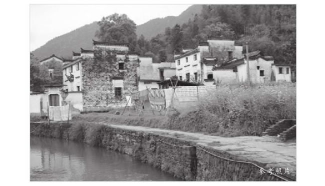 婺源河畔风景速写画法步骤
