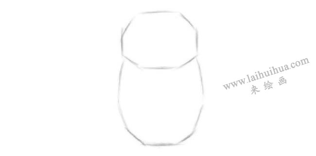 玻璃调味瓶素描画法步骤01