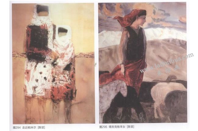 陈坚水彩画作品