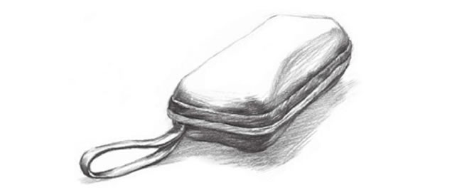 眼镜盒素描画法步骤05