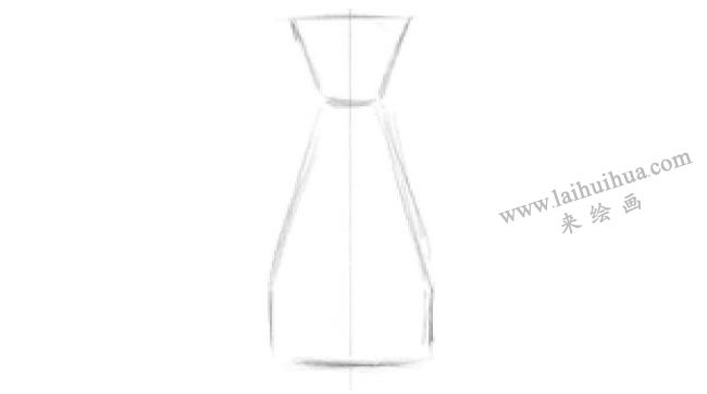 酱油瓶素描画法步骤01