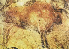 世界名画《阿尔塔米拉野牛》赏析