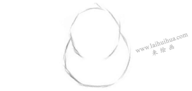 小黄鸭素描画法步骤01
