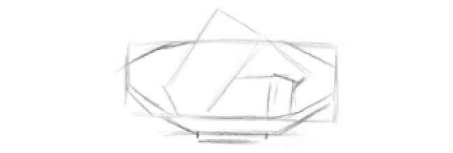 点心的素描画法步骤02