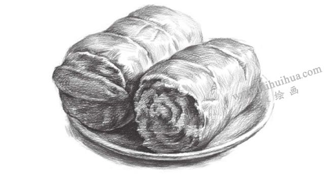 面包的素描画