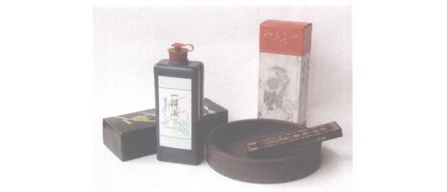 儿童水墨画砚、墨