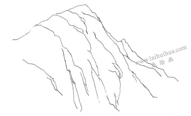 《通山九宫山》钢笔风景速写作画步骤01