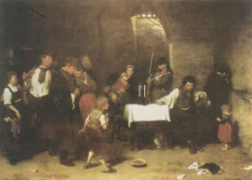 米哈依•蒙卡奇《死囚牢房》名画
