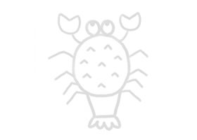 龙虾幼儿简笔画