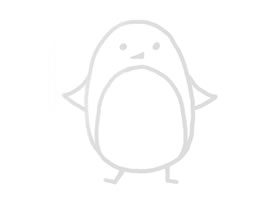 企鹅幼儿简笔画
