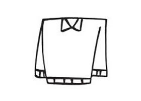 服饰简笔画