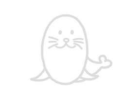 海豹幼儿简笔画