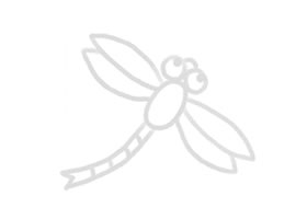 蜻蜓幼儿简笔画