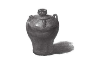 小酒坛素描画法
