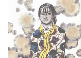 小姑娘写意人物画法