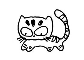 猫的儿童画法（二）