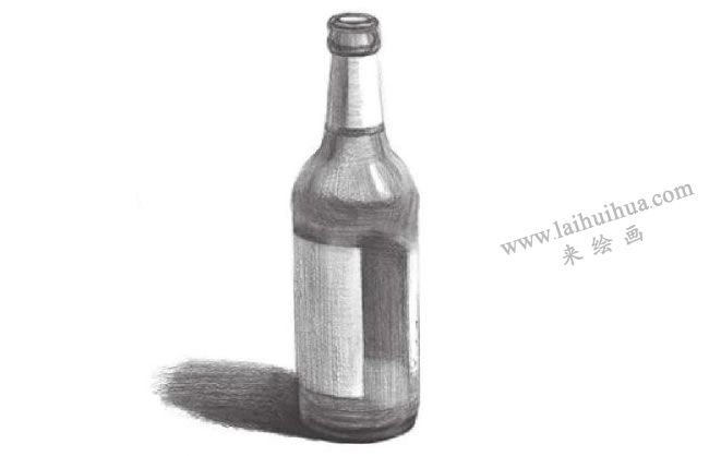 啤酒瓶素描画法