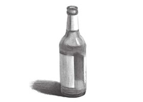 啤酒瓶素描（二）
