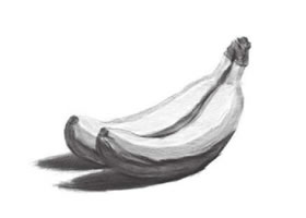 香蕉素描画法（二）