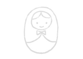 不倒翁幼儿简笔画