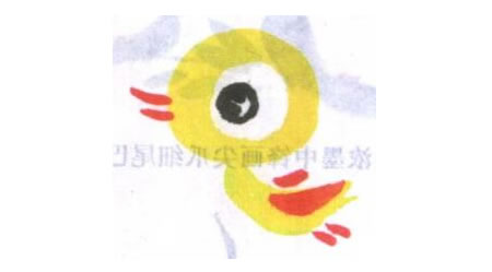小鸭儿童水墨画法步骤03