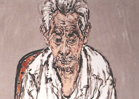 《长者的肖像》水墨画步骤