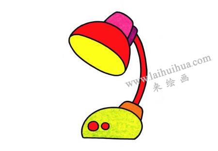 台灯儿童画创作步骤05